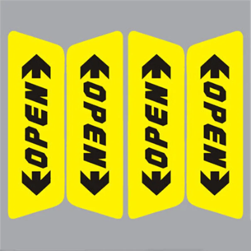 4 шт./компл. автомобильная светоотражающая лента предупреждающая отметка