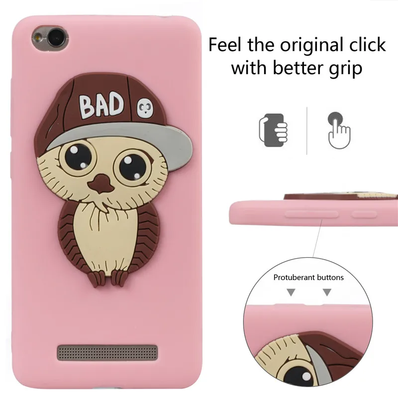 TopArmor чехол для редми 4A NOTE5A Cute мужской сова Мягкие силиконовые чехлы Redmi 5A