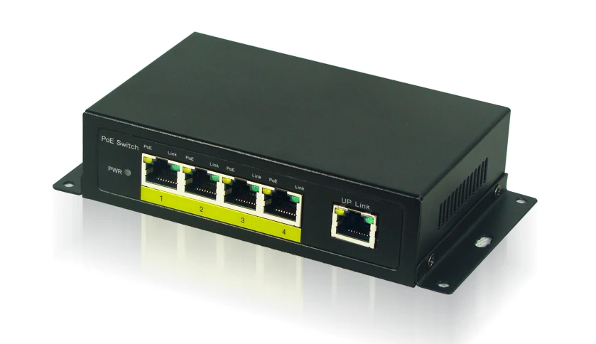 TS6104P 24v 60W 5 Порты и разъёмы 10/100 Мбит/с настольный коммутатор с 4 PoE|desktop switch|switch with