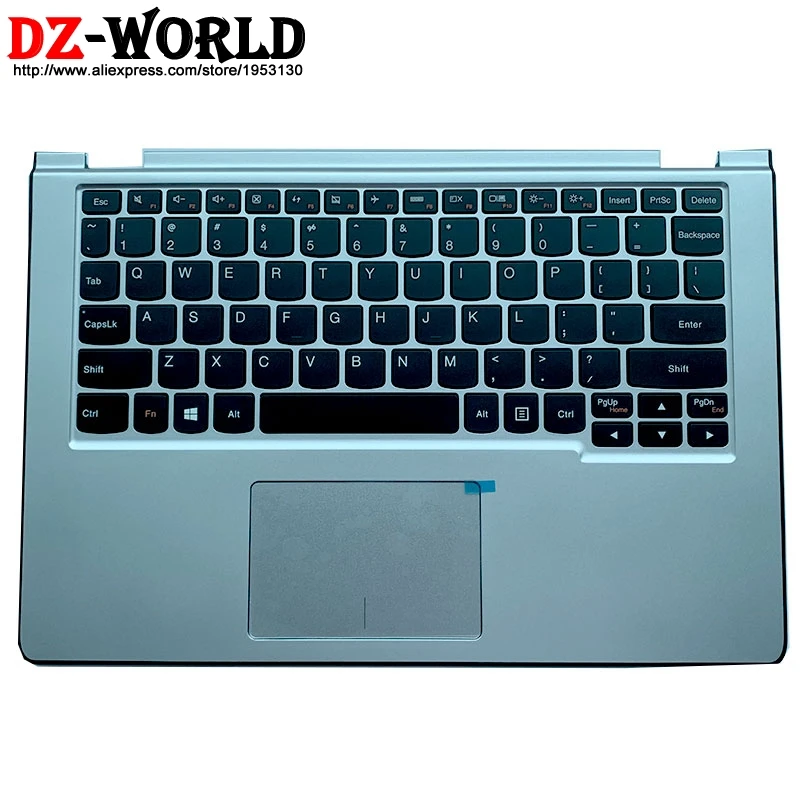 

Palmrest silver Upper Case With US English Keyboard Touchpad for Lenovo Yoga2 11 Yoga 2 C Cover 90204958 25214381 AP0T500200