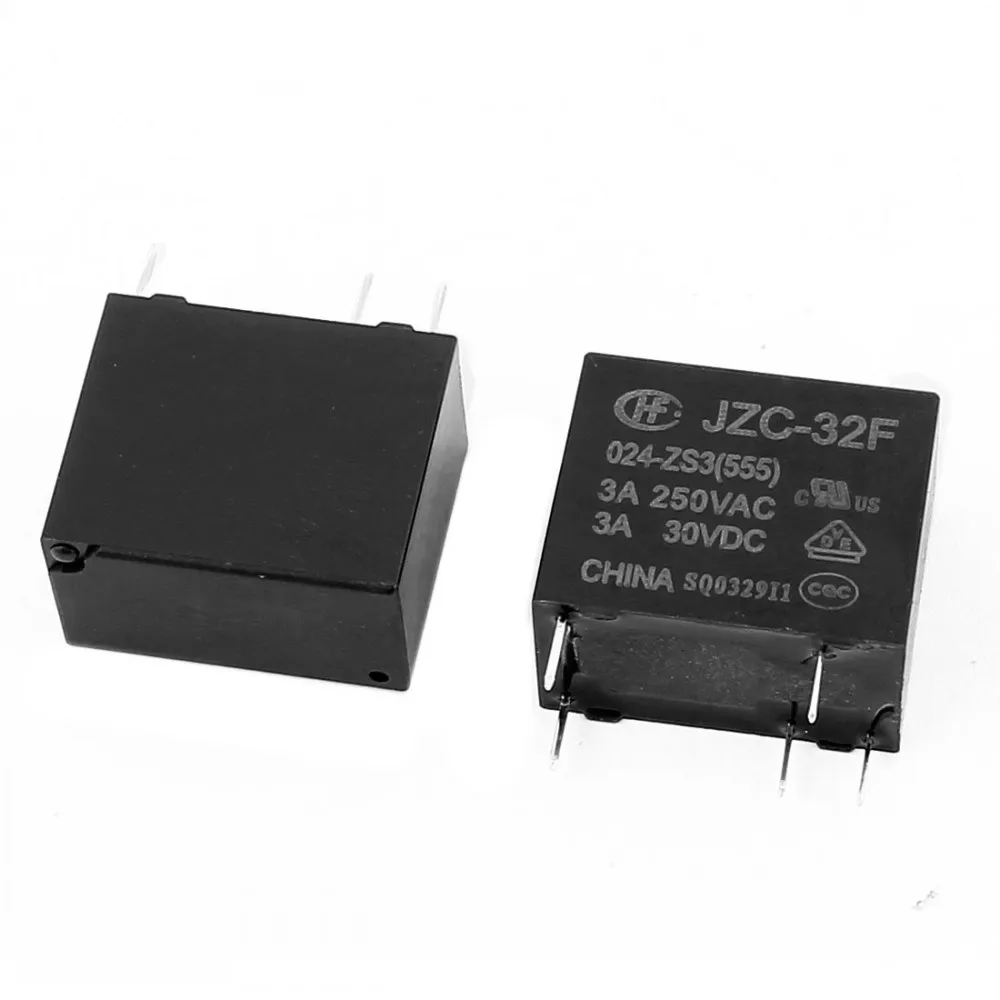 50 шт./лот Мощность реле HF32F JZC-32F-005-ZS3 JZC-32F-009-ZS3 JZC-32F-012-ZS3 JZC-32F-024-ZS3 5PIN 3A набор преобразования
