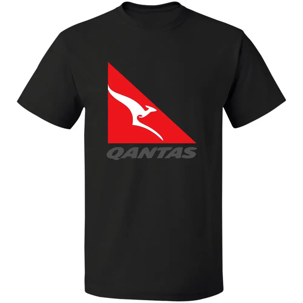 Qantas самолет Логотип Тройник Бесплатная доставка 100% хлопок S 3XL мужской