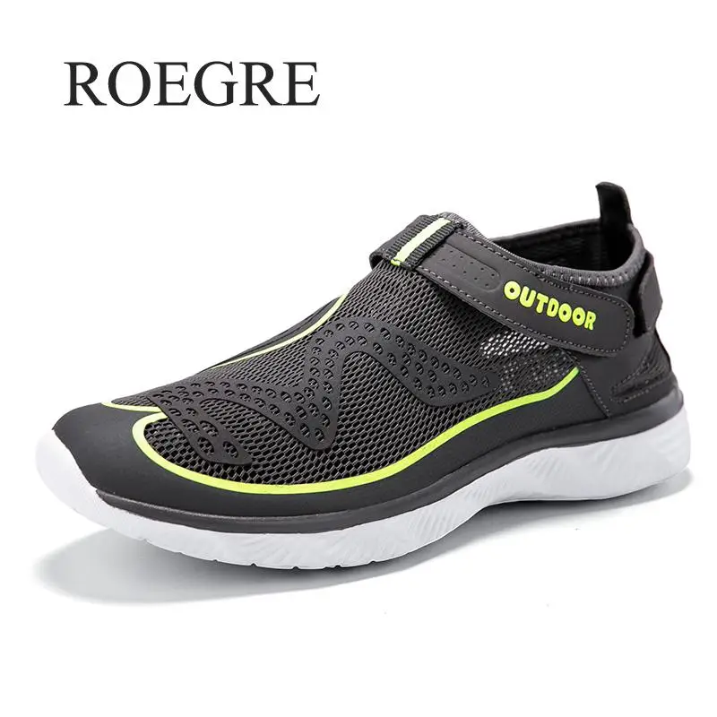 

35-46 Sneakers Summer Casual Shoes For Male Breathable Beach Shoes Outdoor Men Shoes Lightweight Stretch Fabric Soft Shoes Yoga