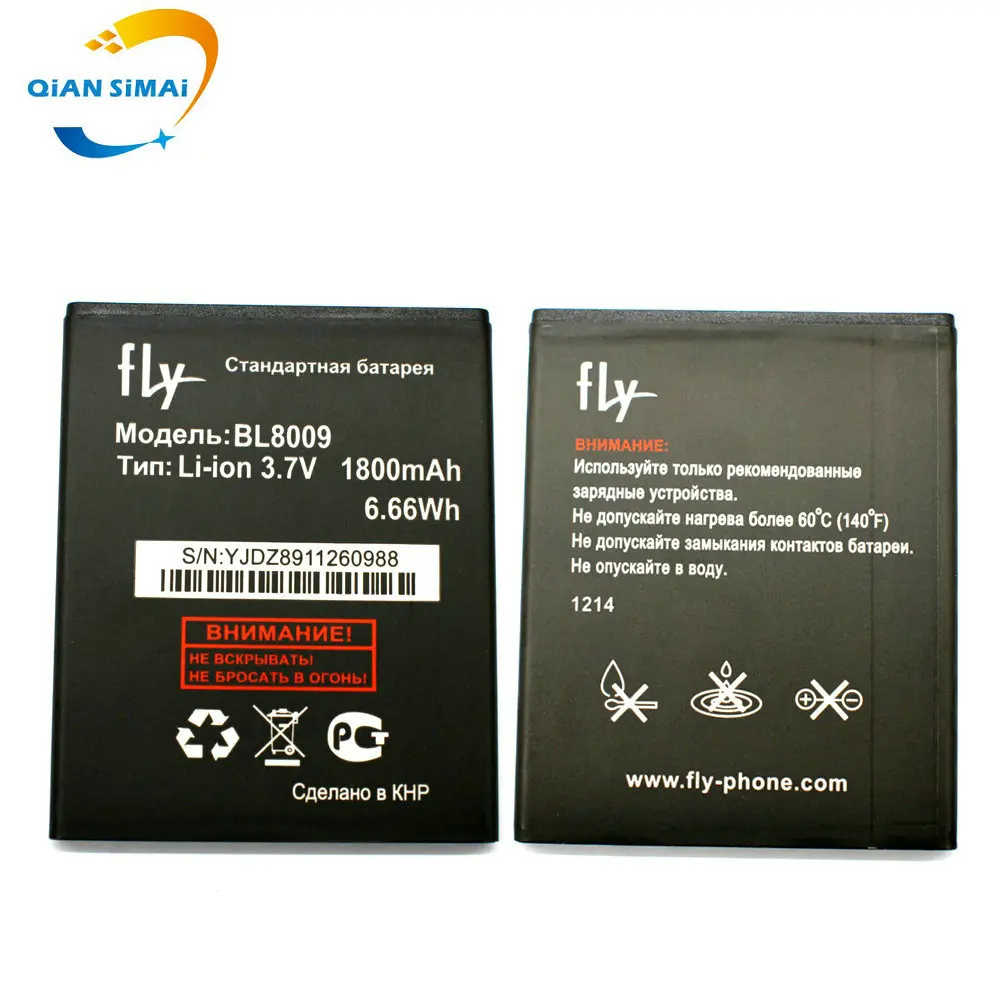 1 шт. новый высококачественный аккумулятор BL8009 BL 8009 для Fly FS451 Nimbus + код