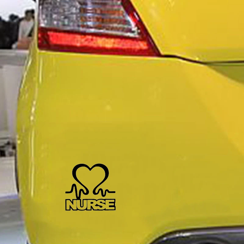 Наклейка на окно медсестры сердечный ритм автомобиль грузовик наклейка бампер