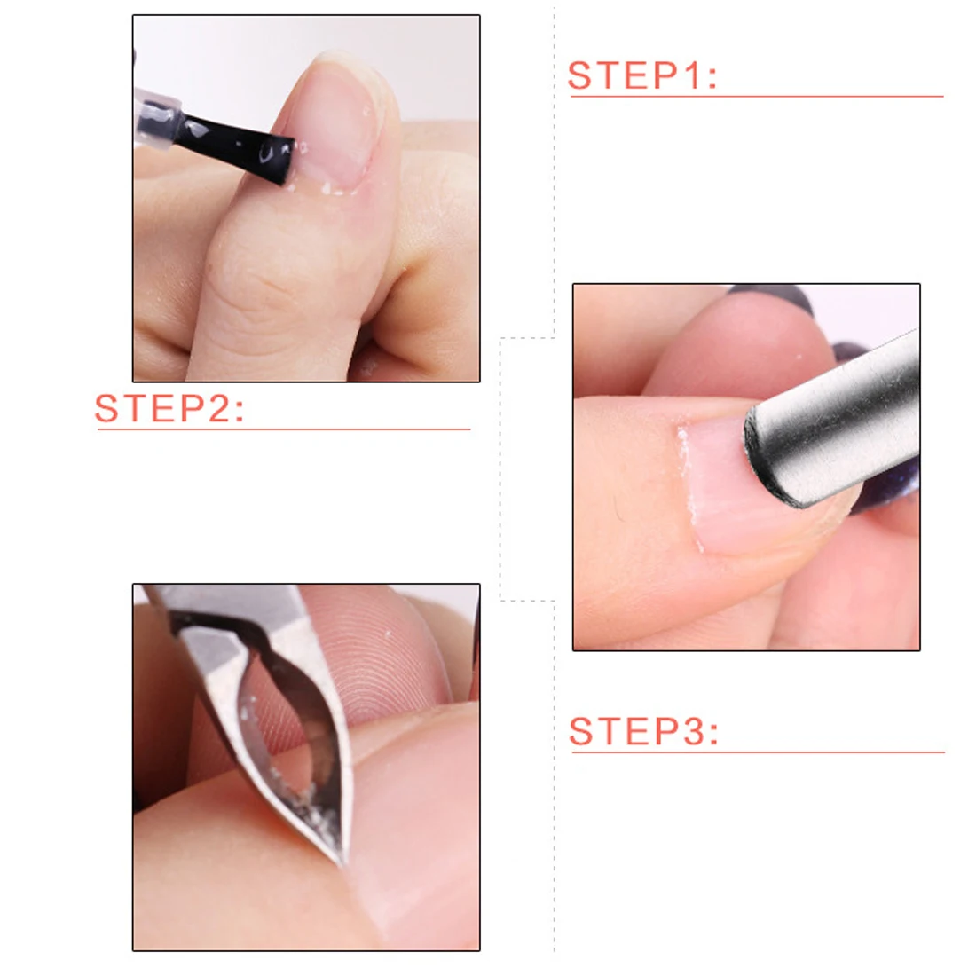 1pcs Stainless Steel Cuticle Nail Clean&ampRepair Finger Foot Toe Dead Skin Remover Manicure Pedicure Care Tool | Красота и здоровье