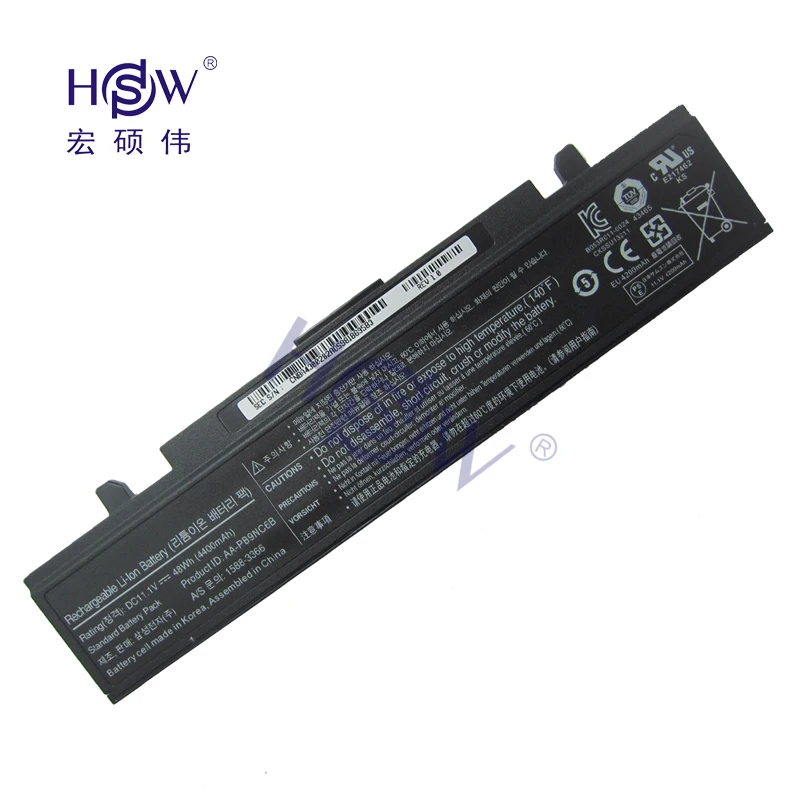 HSW laptop battery 48WH For Samsung AA-PB9NC5B AA-PB9NC6B AA-PB9NC6W AA-PB9NS6B AA-PL9NC2B AA-PL9NC6W R728 R730 R780 | Компьютеры и
