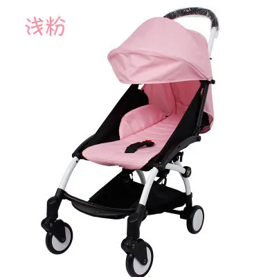 Babyyoya 175 градусов коляска Защита от солнца Тенты+ сиденье Подушки Детские коляски Интимные аксессуары применимо для коляски набор мультфильм милый ребенок - Цвет: O