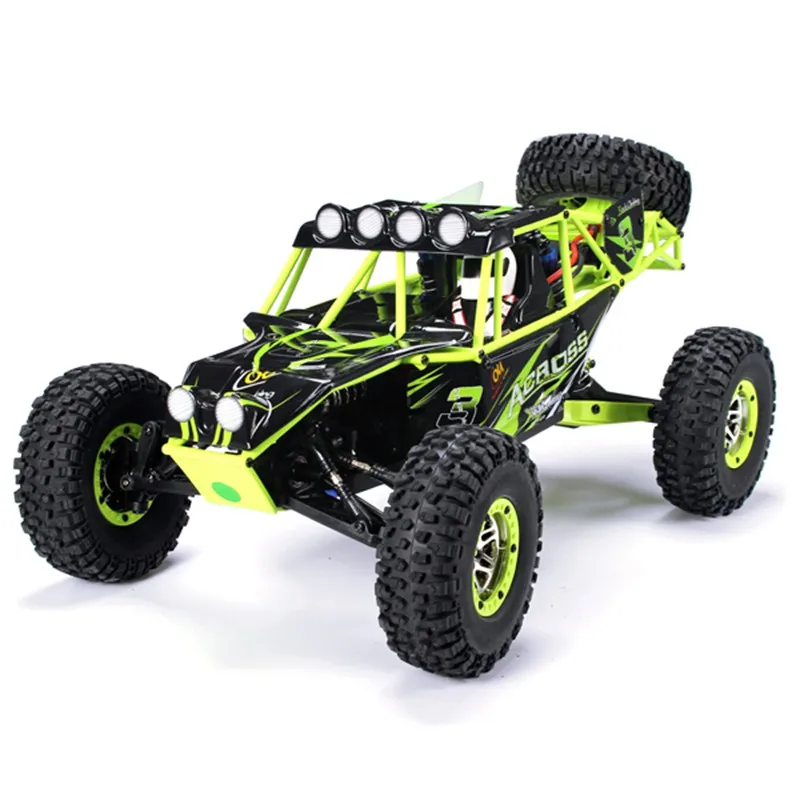 Зеленый 10428 1/10 2,4G 4WD RC монстр гусеничный ру автомобиль электрический альпинистский Автомобиль Дистанционное управление игрушки, светодиодные лампы скорость 30 км/ч - Цвет: Зеленый
