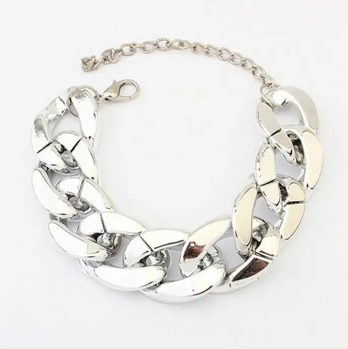 Модные Винтажные Ювелирные изделия подходящие ко всему грубые цепи золотые