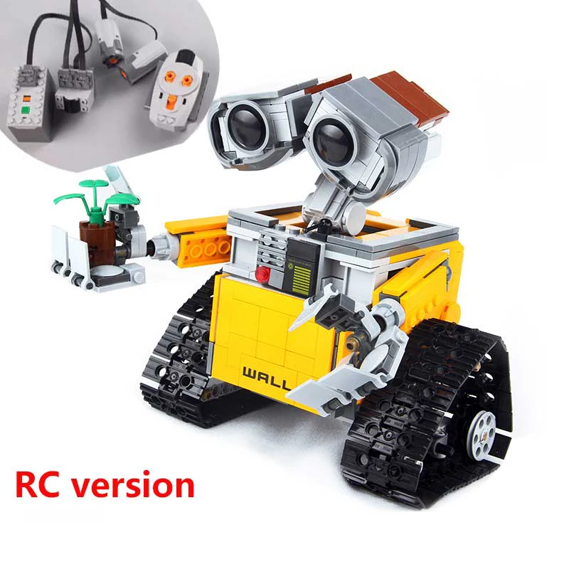Lepinblocks Wall e Robot совместим с legoinglys 21303 лего technic creator Ideas RC Walle Набор фигурок