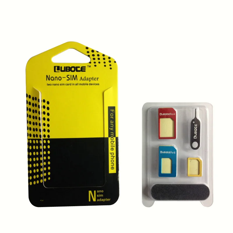 Snowkids SIM Card Adapter 5 in 1 Nano Micro Adapters Standard Eject Pin for All Phones | Мобильные телефоны и аксессуары