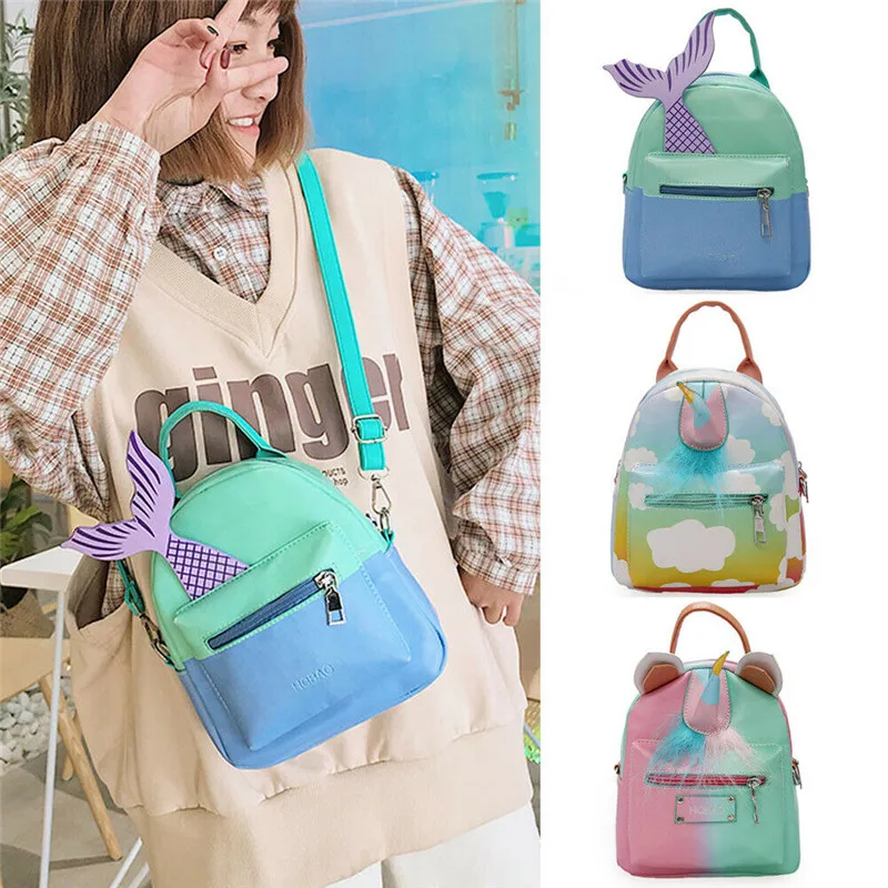 

NoEnName Fashion Lady Women PU Leather Rucksack Travel Shoulder Bag Girls Ladies Backpack
