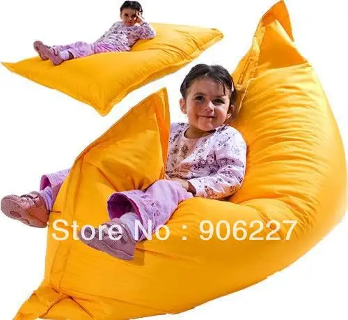 The original!! Junior YELLOW bean bag chair, high quality ou