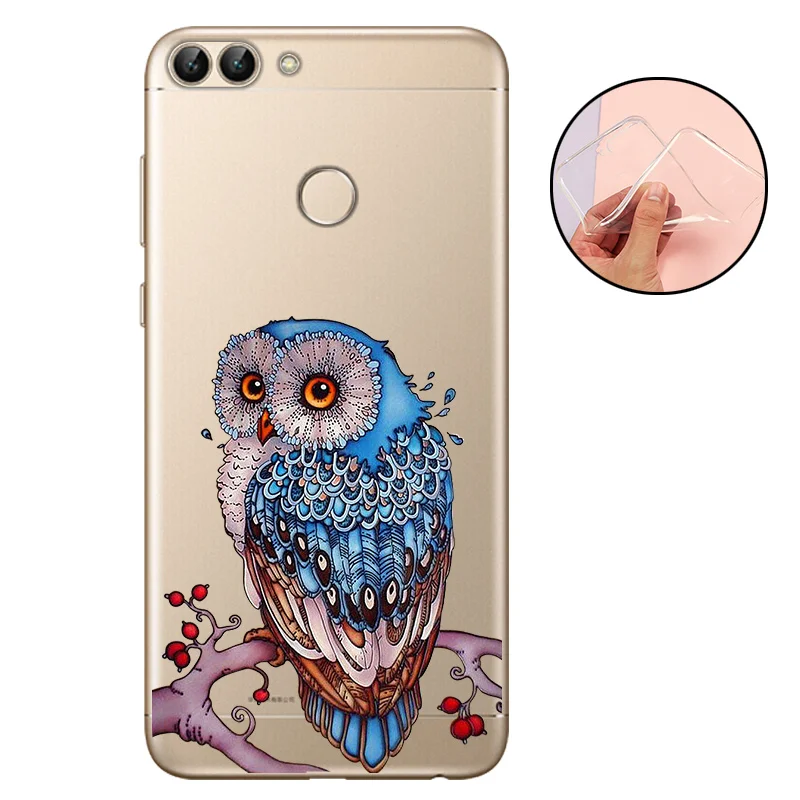CROWNPRO СПС huawei P Smart чехол силиконовый мягкий ТПУ чехол P Smart Coque задний телефон для Funda huawei P Smart чехлы - Цвет: TAMTY