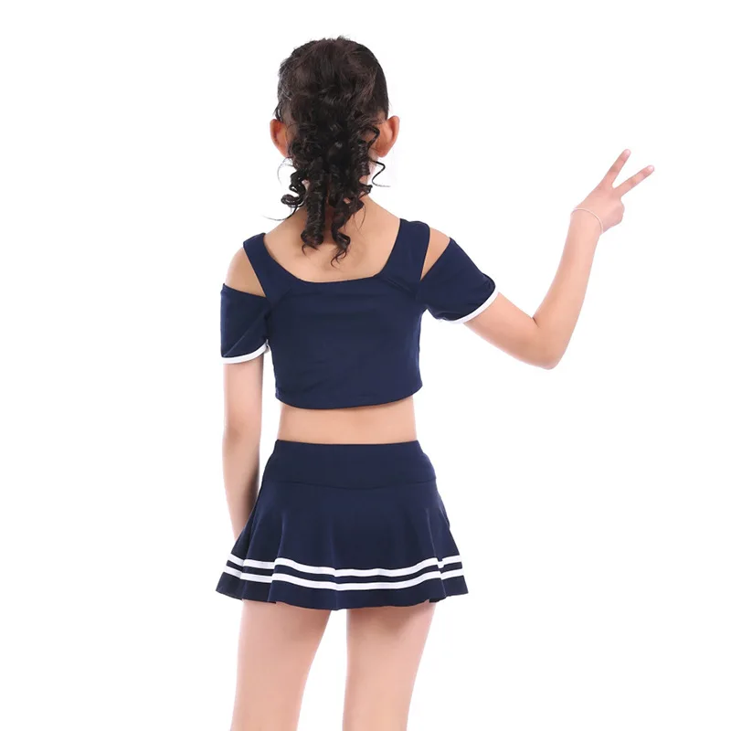 Детский купальный костюм для девочек из двух предметов пляжный костюм-бикини с