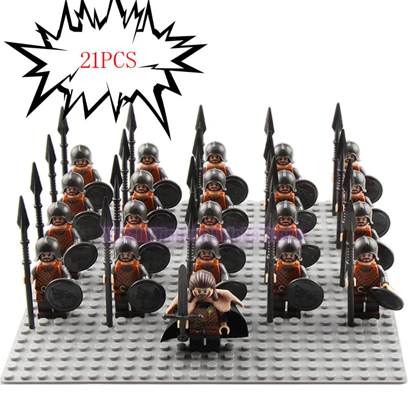 Игра престолов Legoed Kingsguard Минифигурки Playmobil средневековые рыцарские воины