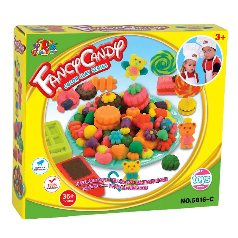 Безопасный пластилин набор для мороженого с форма детей FIMO полимерная глина
