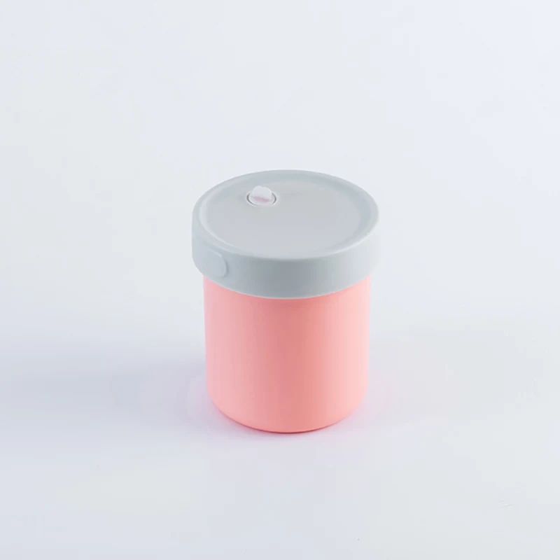 ONEUP герметичный Ланч-бокс, портативный BPA бесплатно, Bento box с столовыми приборами, миска для супа, Термосумка, контейнер для еды с микрозащитой - Цвет: Pink Bowl
