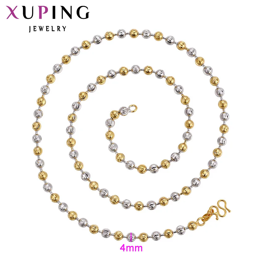 Xuping Элегантное длинное ожерелье с цепочкой многоцветное экологичной медью для