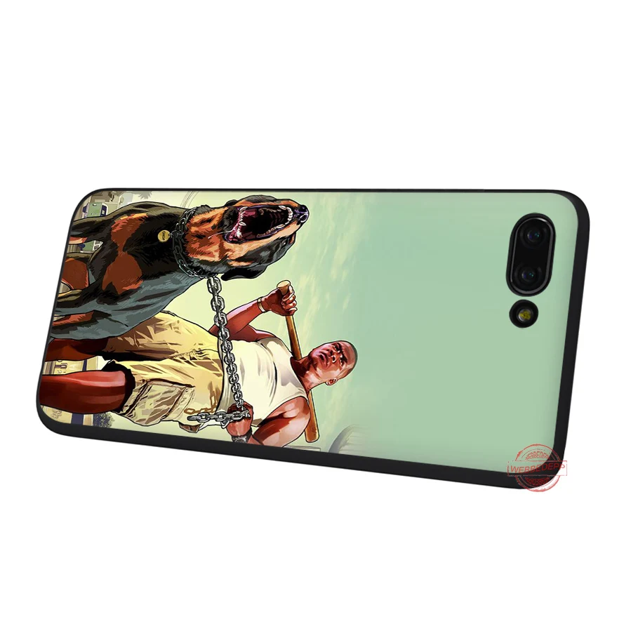WEBBEDEPP Grand Theft Auto GTA V Мягкий чехол для Huawei P8 P9 P10 P20 P30 Lite Pro 2017 P Smart Y6 Y7 Prime 2018 Y9 2019 |