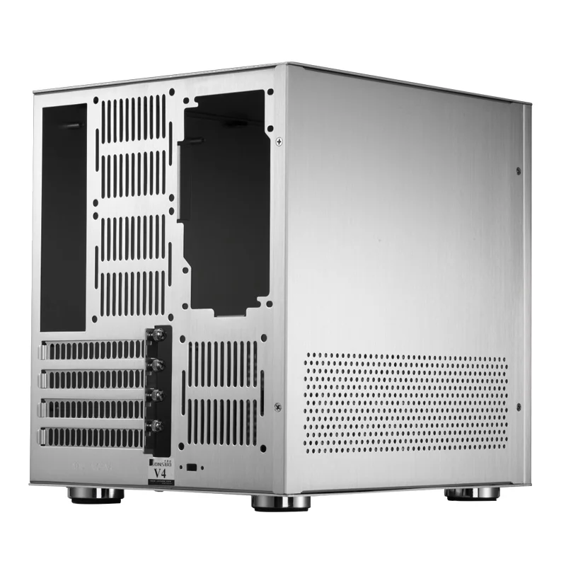 Алюминиевый корпус JONSBO V4 с поддержкой материнской платы MicroATX ITX HTPC чехол для