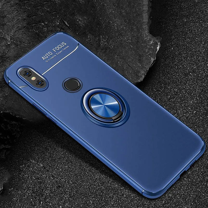 Чехол-бампер для Redmi Note 8T Силиконовый противоударный чехол tpuзащитная жесткая задняя крышка для xiaomi Redmi Note 8 Pro note 5 Чехол - Цвет: Синий