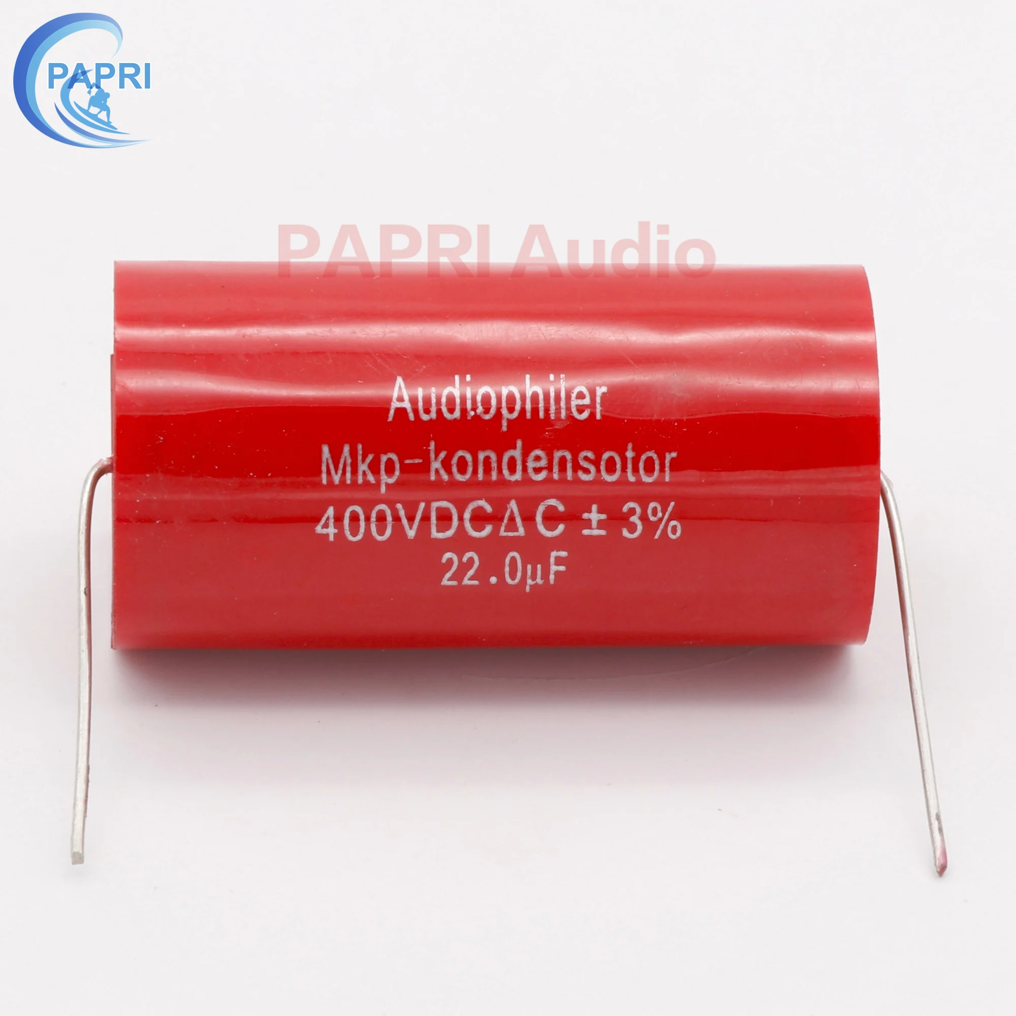 PAPRI 22 мкФ 400VDC Axial MKP DIY Аудио Конденсатор для HiFi трубки гитарного усилителя лот/1