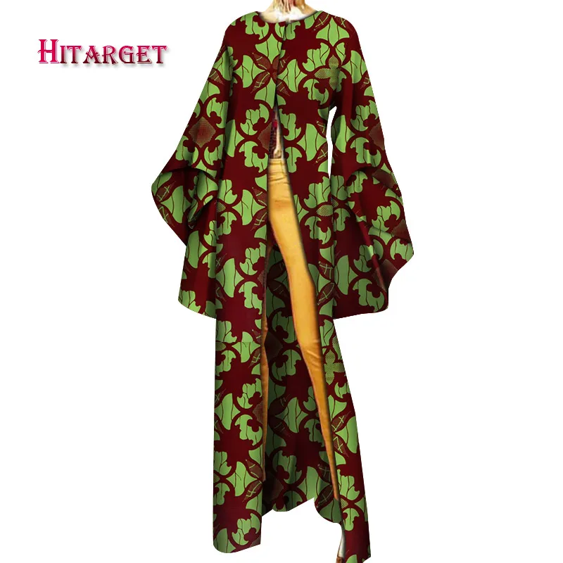 

2019 New design Hitarget African Ladies dashiki Dresses for Women ankara wax Print Women summer long coat WY4891 african tops