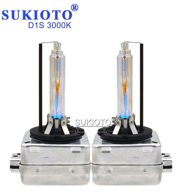 SUKIOTO Автомобильные фары D1S hid 5000K 6000K D3S 55W 4300K xenon d1s hid фары 8000K 10000K 3000K биксенон D1S балласт Автомобильные фары