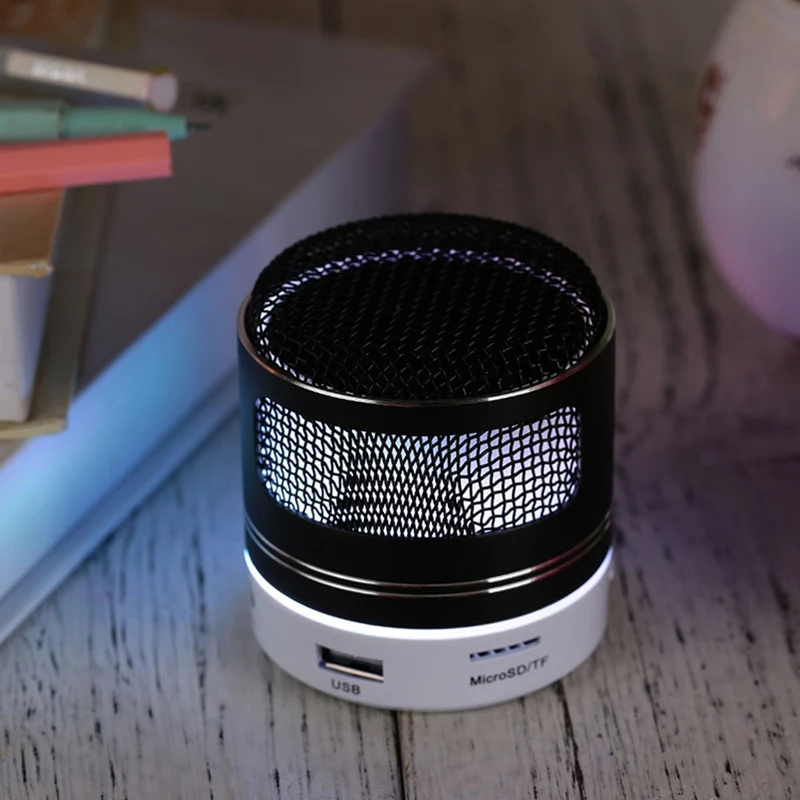 Высококлассный Железный Bluetooth динамик HIFI светодио дный цветной светодиодный