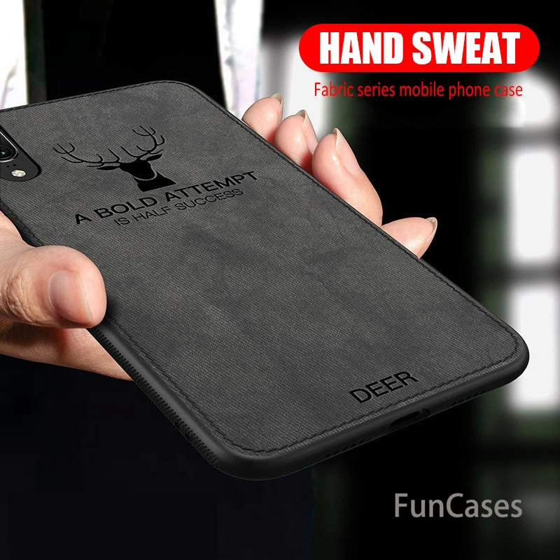 Ткань мягкий силиконовый чехол для huawei P Smart 2019 Коврики 20 P20 Pro P8 P9 P10 Lite 2017 Honor 9 8C 8X Max