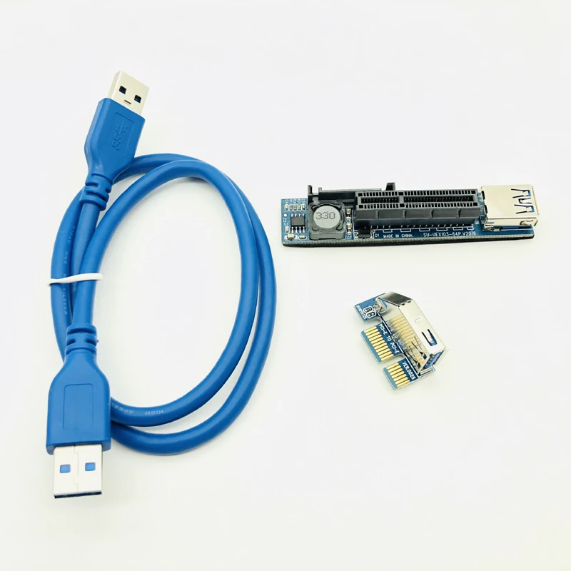 Adapter PCI Express USB 3.0 Raiser Extender PCIE Riser PCI-E Computer Accessories Desktop Card E for Video | Компьютеры и офис