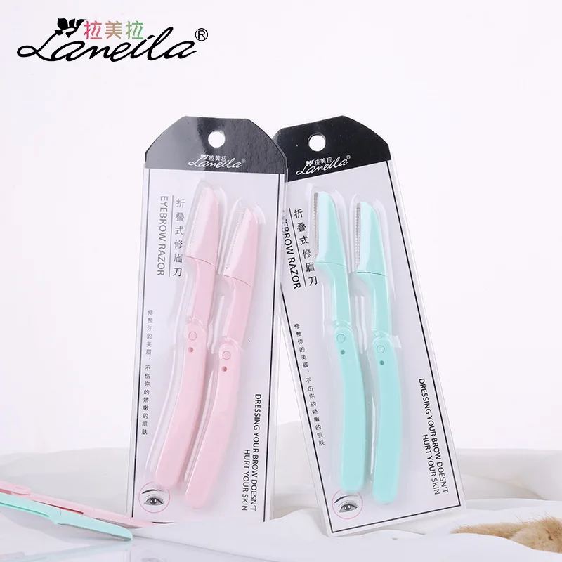 LAMEILA 2 шт./компл. складная бритва для бровей удаления волос лица Триммер Бритва