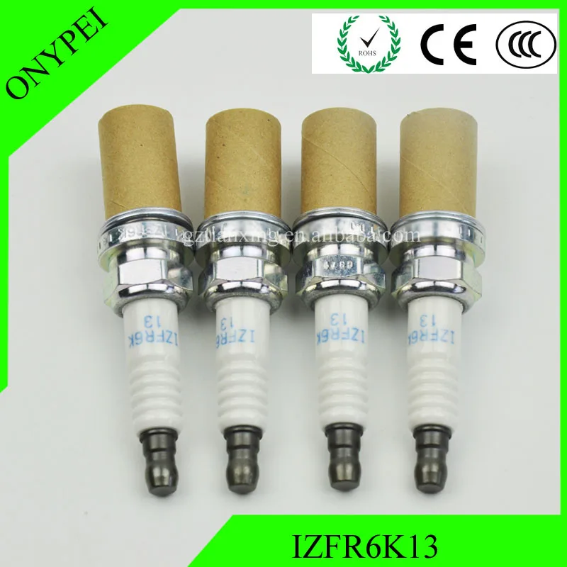 Набор 4) иридиевая Свеча зажигания 9807B-56A7W IZFR6K13 для Honda 2007-2013 Accord 2003-2007 9807B 56A7W IZFR6K-13