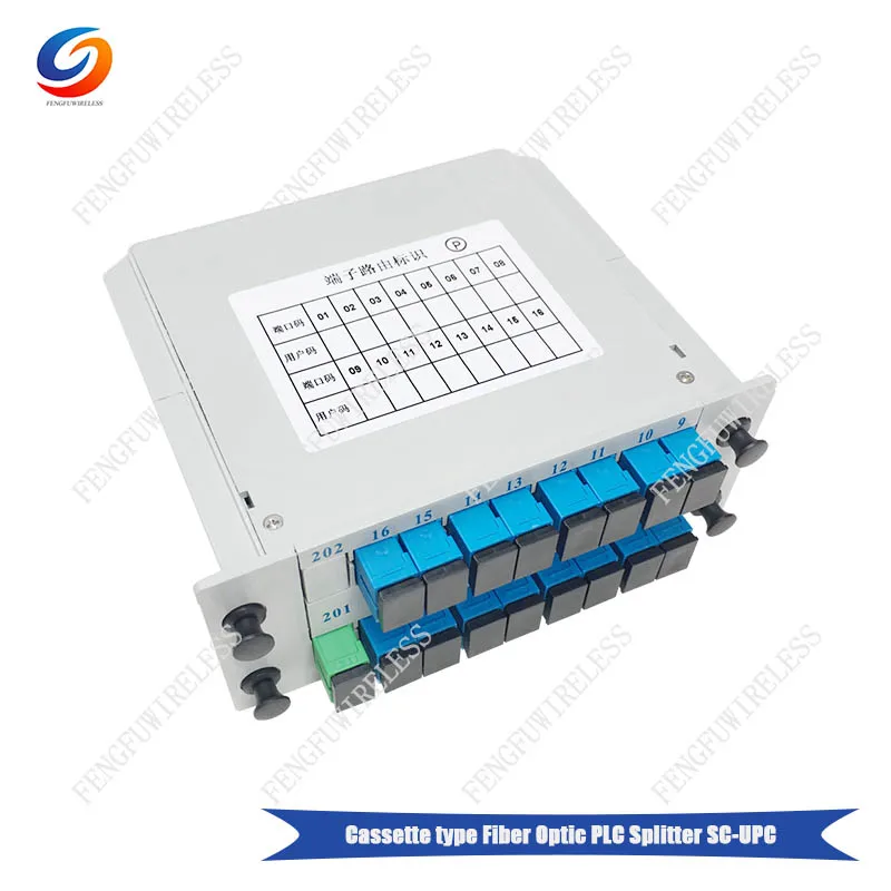 5 шт./лот 1x16 SC/UPC LGX коробка Кассетная карта Тип вставки 1*16 волоконно оптический