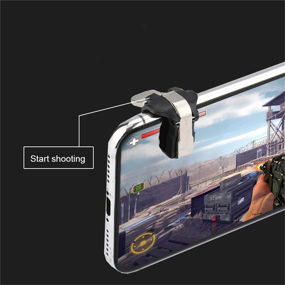 1 пара игровой триггер для мобильных игр Кнопка Fire Aim Key смартфон S4 телефонов L1R1
