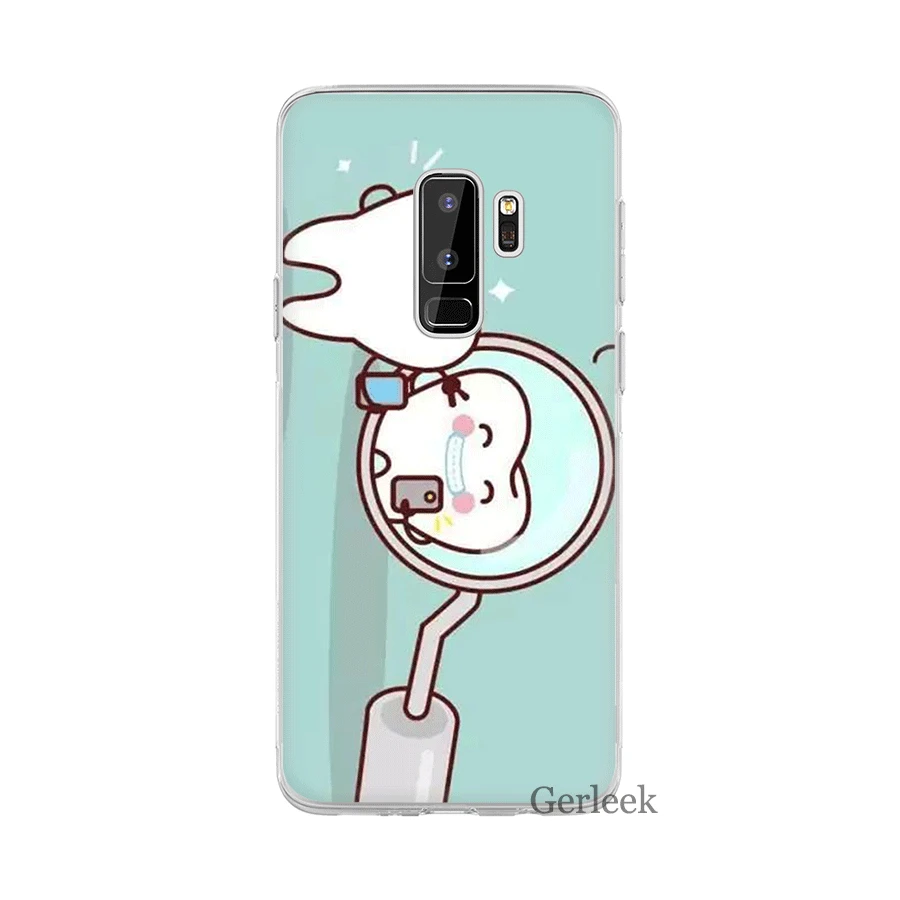 Desxz Dentista футляр для зубных протезов Samsung Galaxy S3 S4 S5 S6 S7 Edge S8 S9 S10 Plus S10e | Мобильные