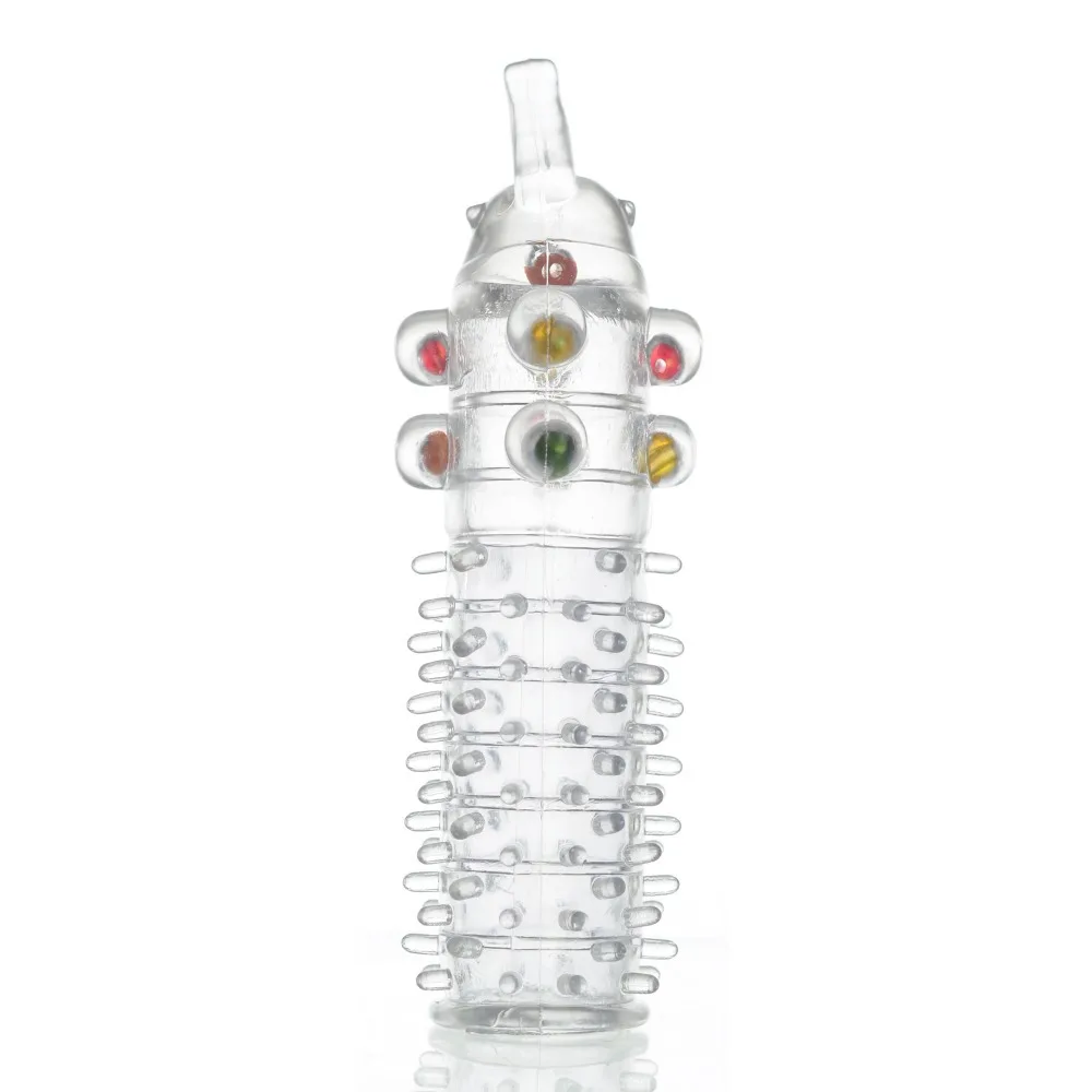 Прозрачный удлинитель для пениса стимуляция точки G втулка секс игрушки|sex toys and