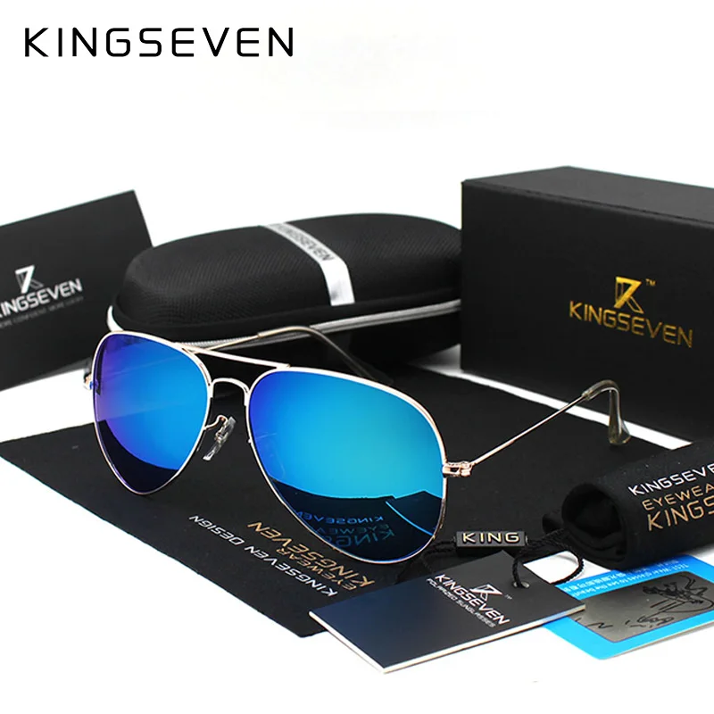 KINGSEVEN Классическая Мода Поляризованных Солнцезащитных Очков Мужчины/Женщины