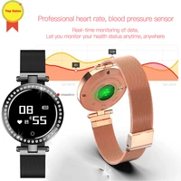 new 2019 women smart band sleep blood pressure 24h ongoing heart rate monitor wristband 7days standby smart fashion wristband