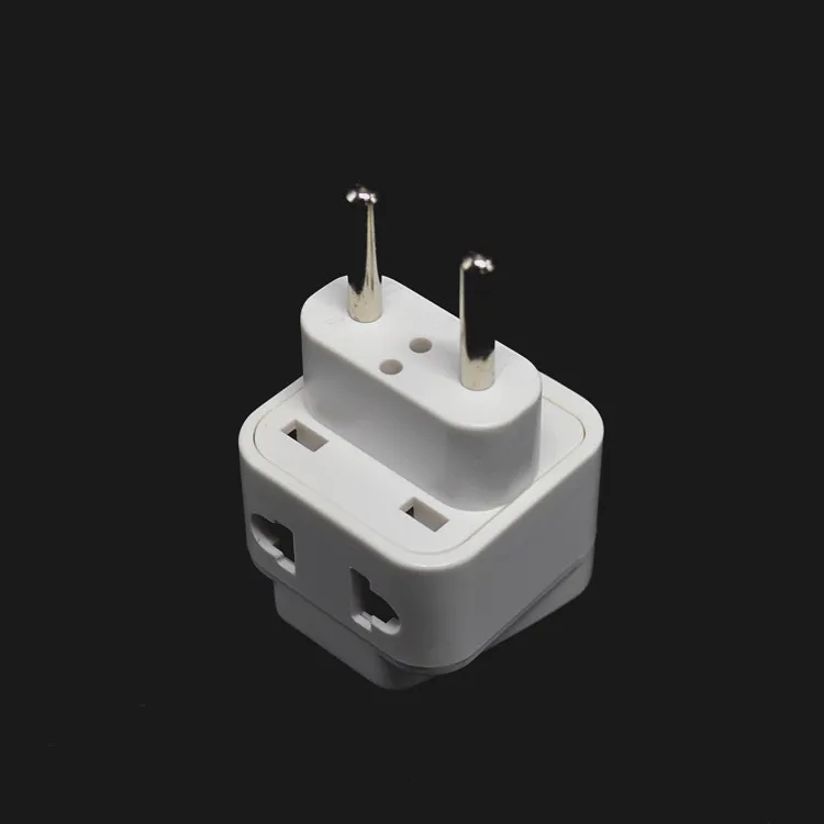 Универсальная белая/черная медная вилка для электропитания abs AU US UK to EU Швейцария