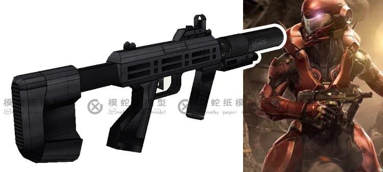 3d бумажная модель War Human M7 SMG сделай сам не может быть запущена|Картонные