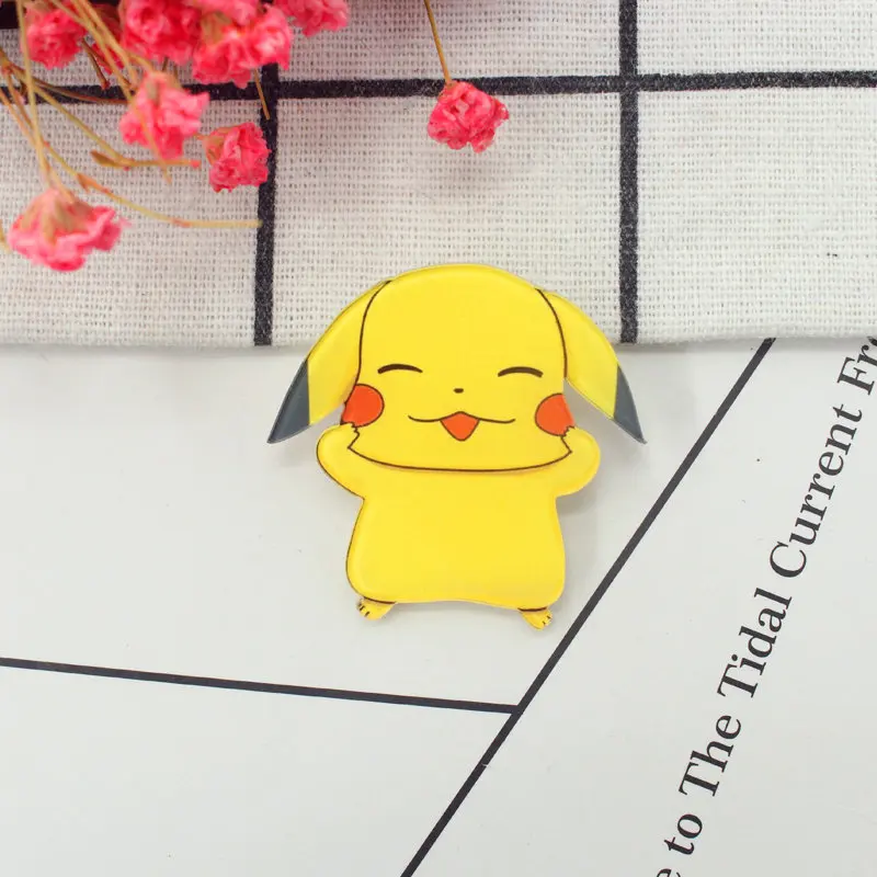 JL 1 шт. микс Покемон мультфильм значки на булавке Kawaii значок bacgets на рюкзак значки на одежду акриловые значки Z8 - Цвет: NO3