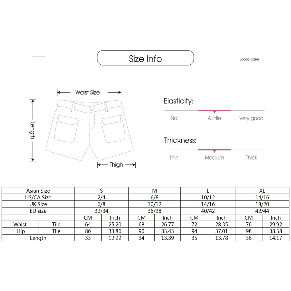 

Jocoo Jolee High Waist Shorts Geometric Pattern Elegant Casual Lady Short Pants Work Plus Size Irregular Zipper Skirts Shorts