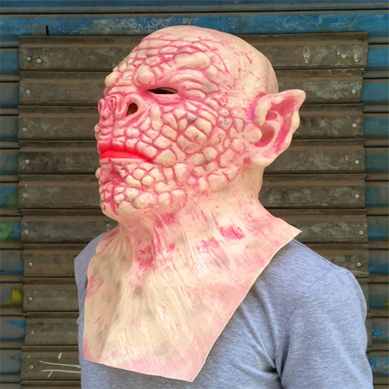 Новинка 2017 популярная таяющая Полнолицевая маска зомби кровавая немертвая