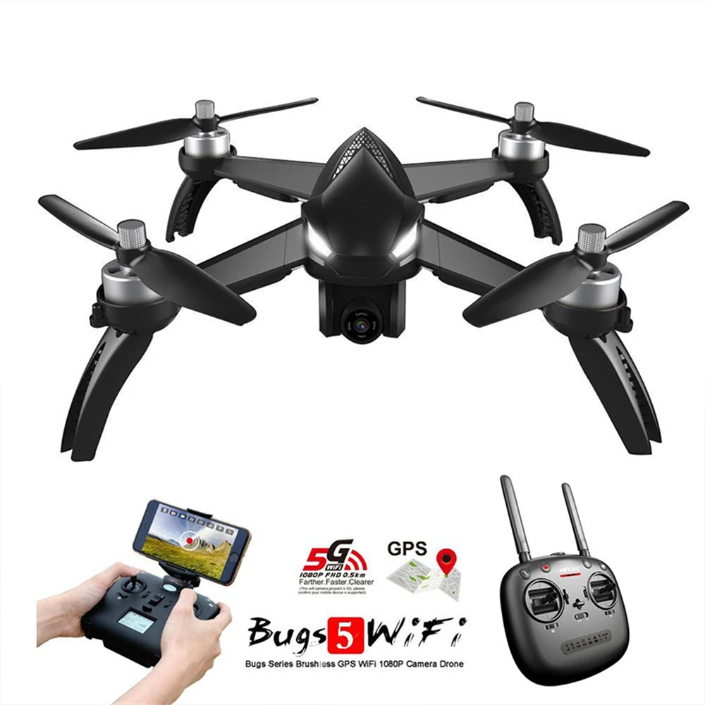 5 Вт 1080 P г Wi Fi FPV Камера gps Drone вертолет высота Удержание Радиоуправляемый Дрон