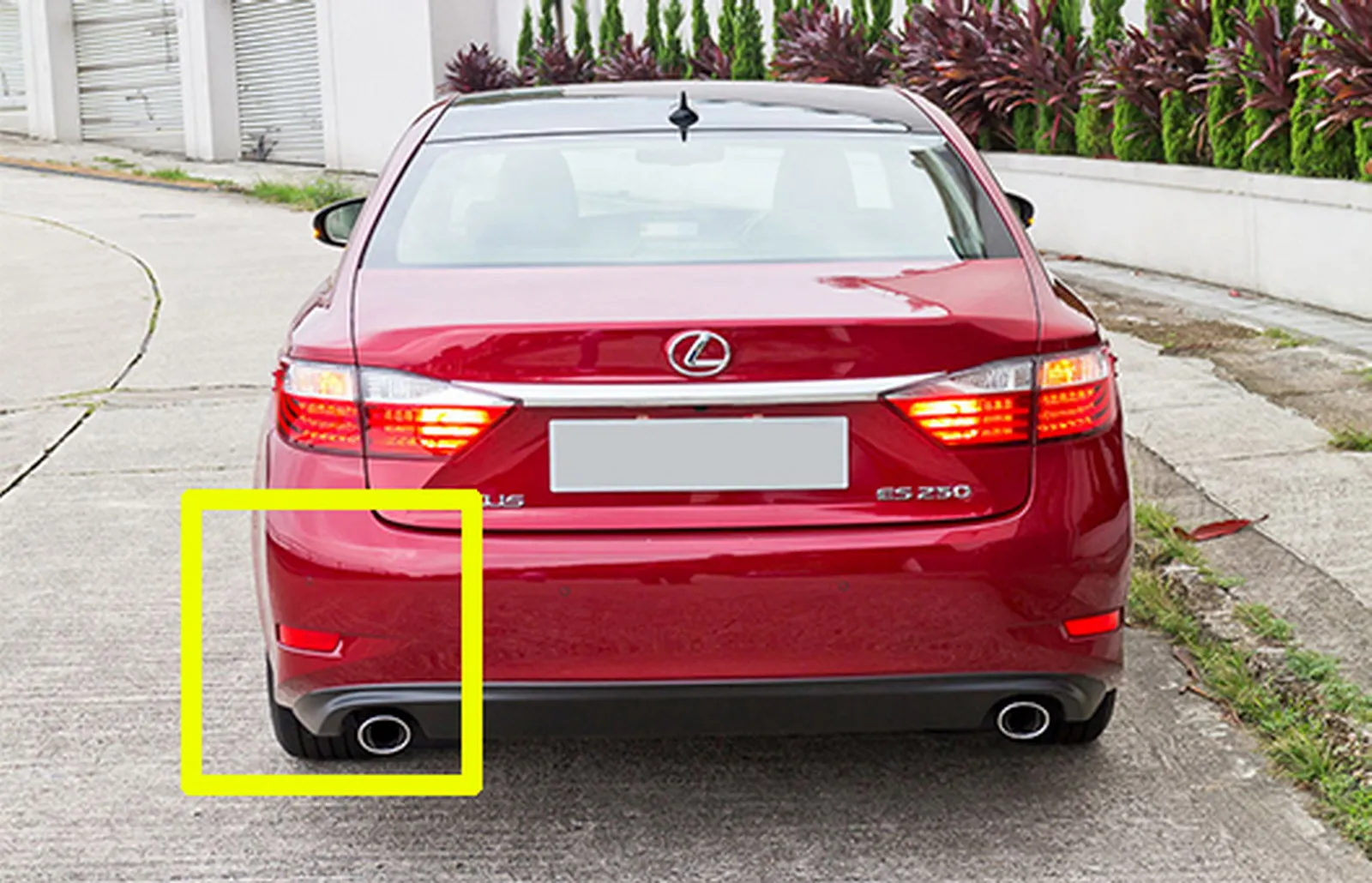 

ANGRONG 2x Red Rear Bumper Reflector LED Stop Brake Light For Lexus ES GS 250 350 300h 450h 2012+ For Toyota Corolla