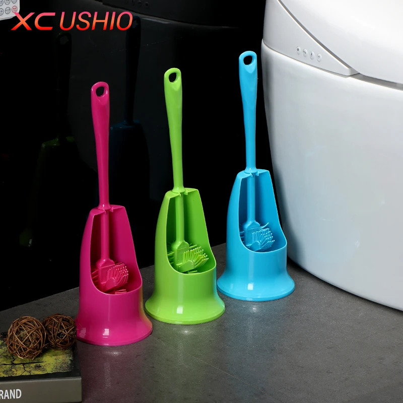 Двухсторонняя мягкая нано туалетная щетка набор ванна унитаз угловая Чистящая