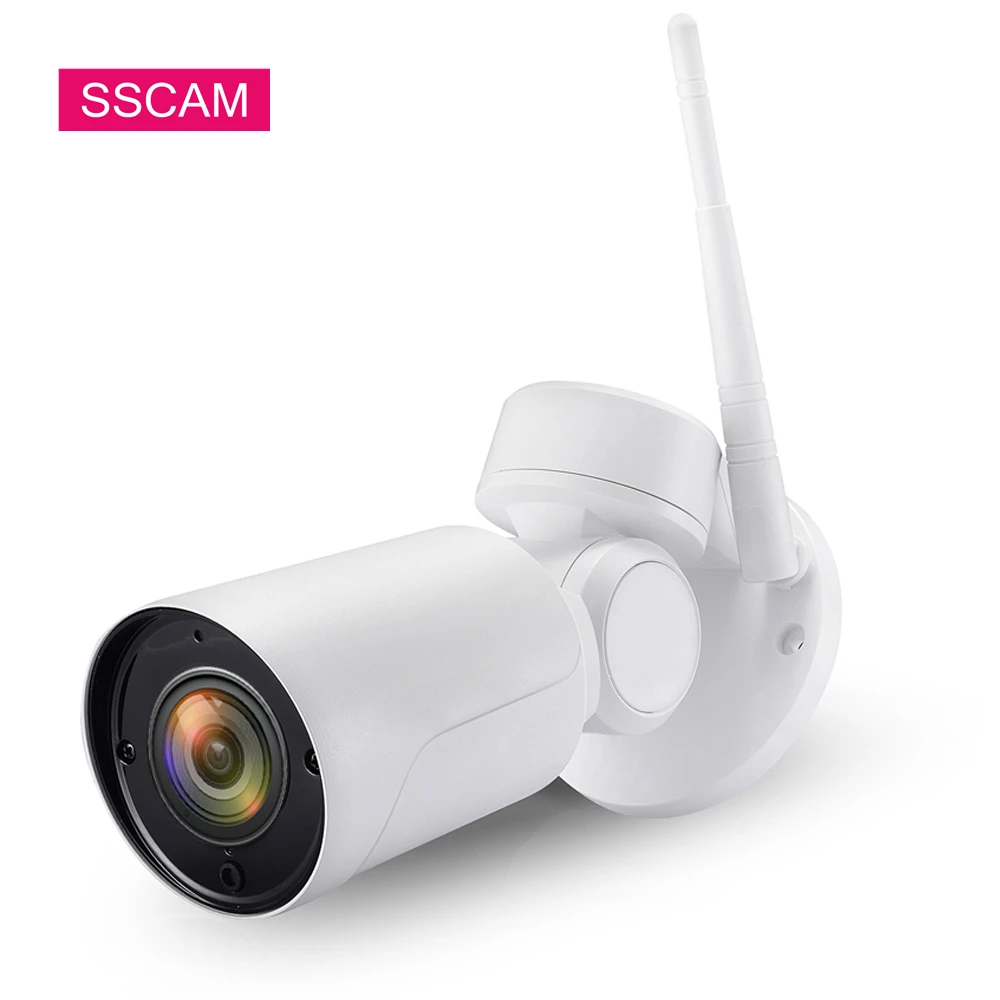 2 мегапиксельная камера видеонаблюдения Full HD Bullet Wi Fi PTZ 3 6 мм беспроводная ИК с